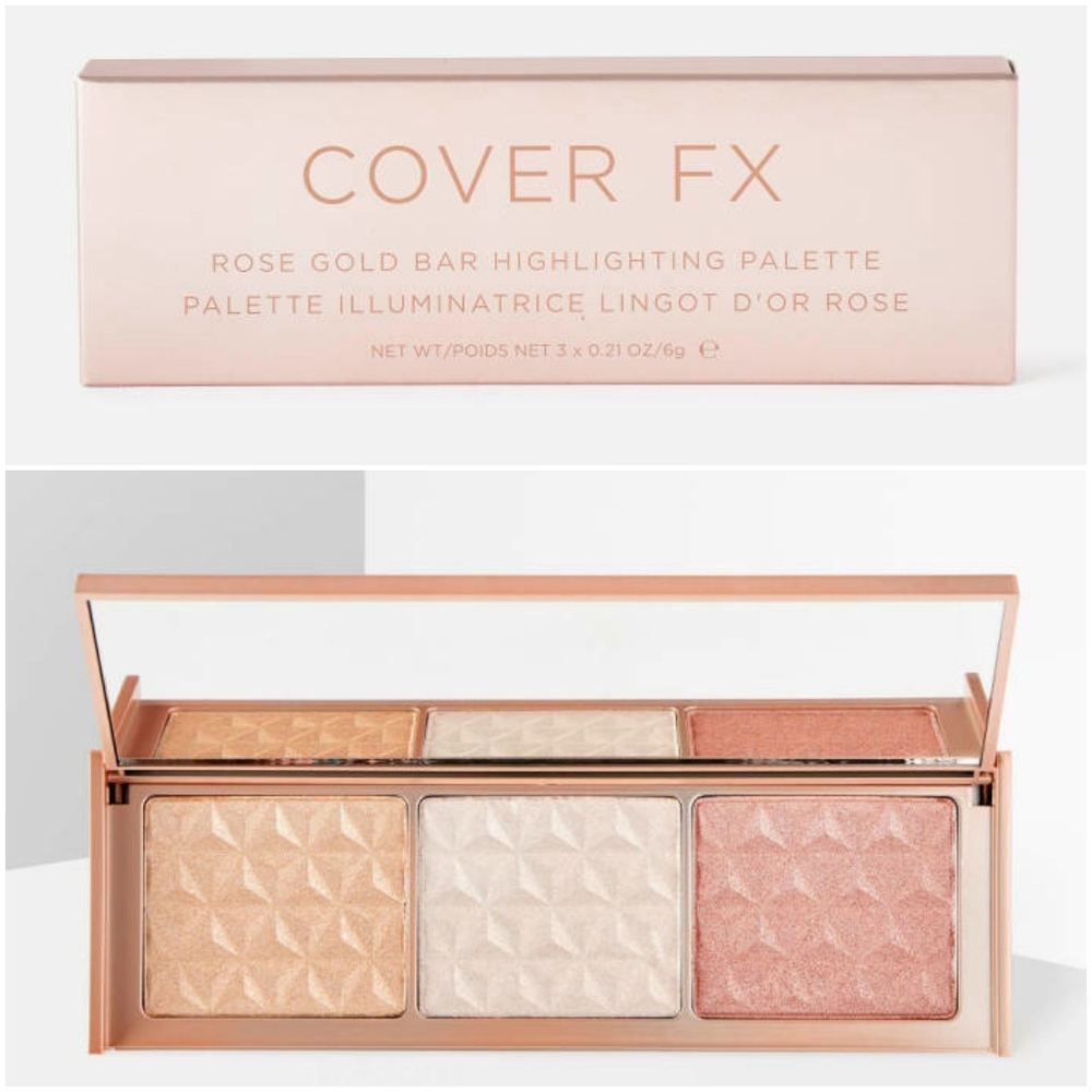 COVER FX ROSE GOLD BAR HIGHLIGHTING PALETTE
